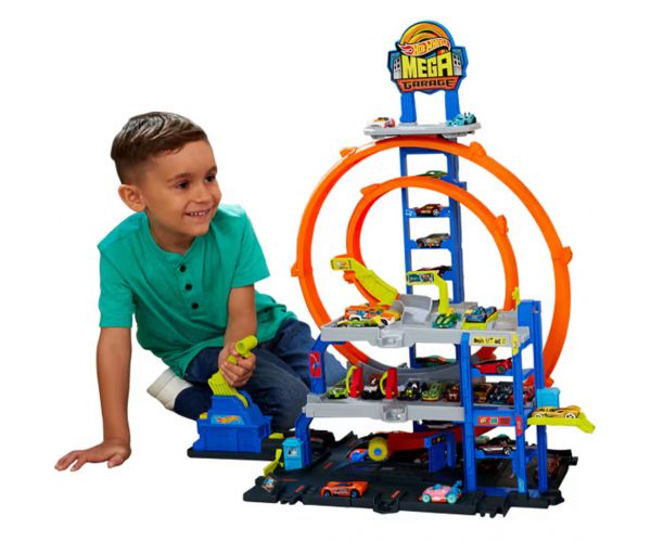 Hot Wheels City: Mega Garázs - Mattel