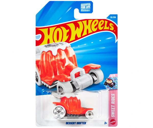 Hot Wheels: Dessert Drifter mașinuță portocalie 1/64 - Mattel