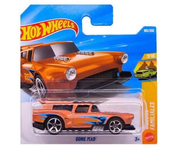 Hot Wheels: Gone Mad mașinuță portocalie 1/64 - Mattel