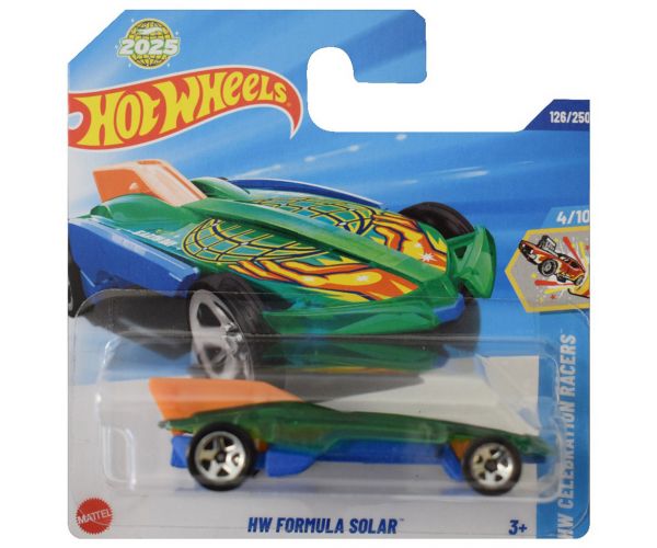 Hot Wheels: HW Formula Solar mașinuță verde-albastră 1/64 - Mattel