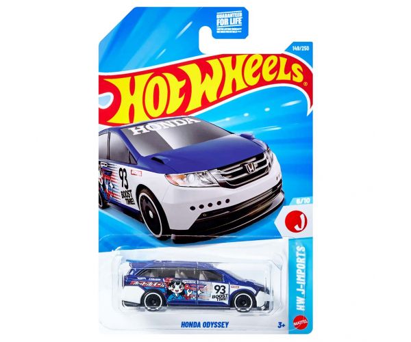 Hot Wheels: Honda Odyssey mașinuță alb-lila 1/64 - Mattel