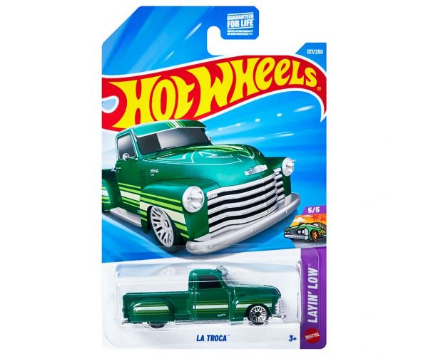 Hot Wheels: La Troca mașinuță verde 1/64 - Mattel