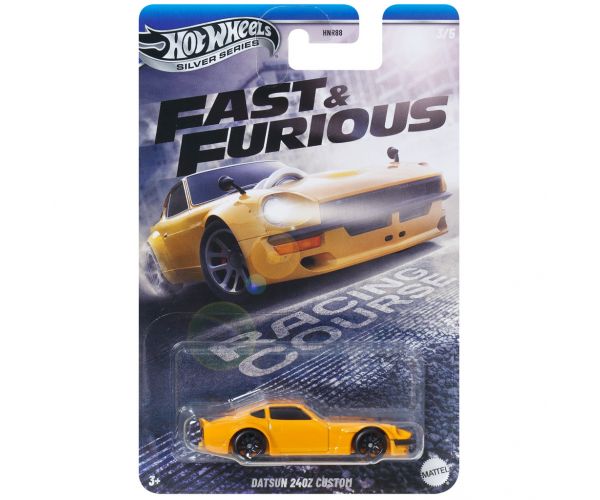 Hot Wheels: Mașinuță Datsun 240Z Custom Fast & Furious, scară 1/64 - Mattel