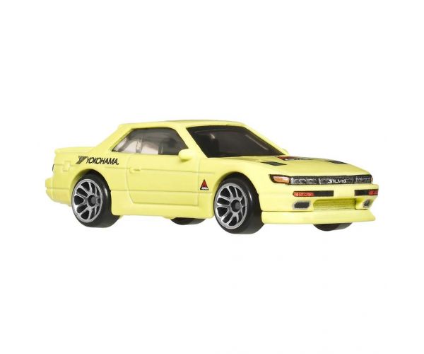 Hot Wheels: Mașinuță Nissan Silvia S13 din seria Fast & Furious, scară 1/64 - Mattel