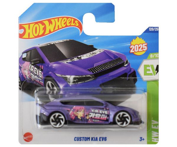 Hot Wheels: Mașinuță personalizată Kia EV6 1/64 - Mattel