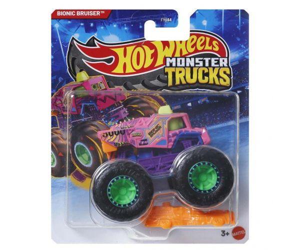 Hot Wheels Monster Trucks: Bionic Bruiser mașinuță 1/64 - Mattel
