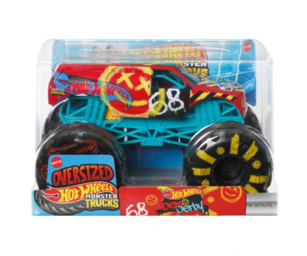 Hot Wheels Monster Trucks Oversized: Demo Derby model auto 1/24 – Mattel