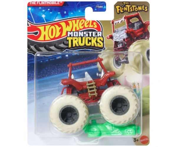 Hot Wheels Monster Trucks: The Flintmobile – mașinuță monster 1/64 – Mattel