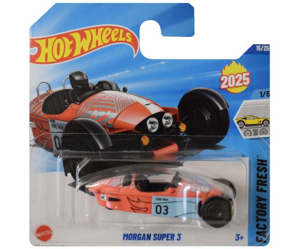Hot Wheels: Morgan Super 3 mașinuță 1/64 - Mattel