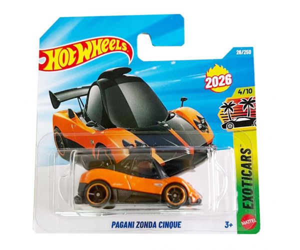 Hot Wheels: Pagani Zonda Cinque mașinuță 1/64 - Mattel