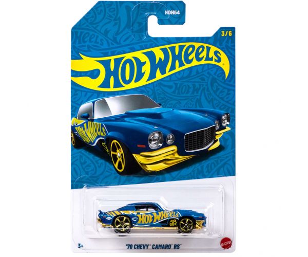 Hot Wheels Pearl & Chrome: 70 Chevy Camaro RS mașinuță 1/64 - Mattel