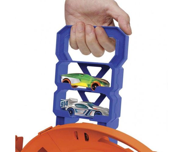 Hot Wheels: Duplasávos versenypálya 2db versenyautóval - Mattel