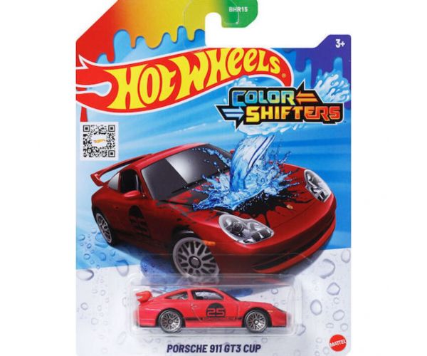 Hot Wheels: Porsche 911 GT3 Cup mașinuță care își schimbă culoarea 1/64 - Mattel