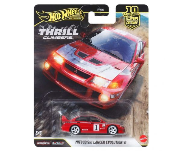 Hot Wheels Premium: Cool-túra Mitsubishi Lancer Evolution VI mașinuță 1/64 - Mattel