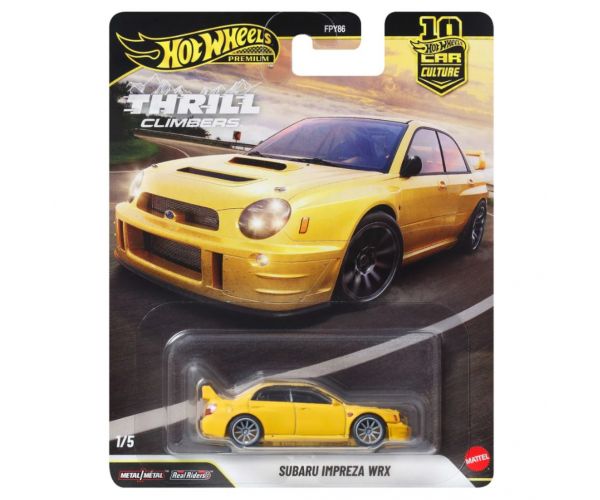 Hot Wheels Premium: Cool-tură Subaru Impreza WRX mașinuță 1/64 - Mattel