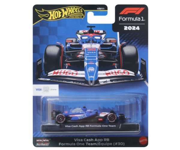 Hot Wheels Premium: Visa Cash App RB Formula 1 Nr.:30 mașinuță 1/64 - Mattel