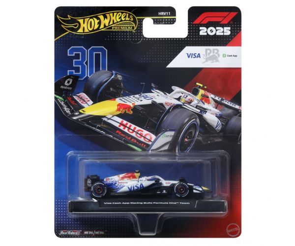 Hot Wheels Premium: Visa Cash App Racing Bulls Formula 1 echipa Nr.:30 mașinuță 1/64 - Mattel