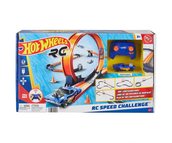 Hot Wheels: RC Speed Challenge set de pistă cu telecomandă - Mattel