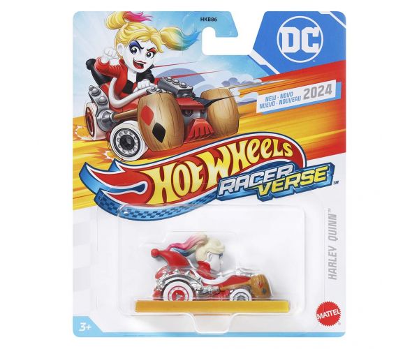 Hot Wheels: RacerVerse Harley Quinn mașinuță 1/64 – Mattel