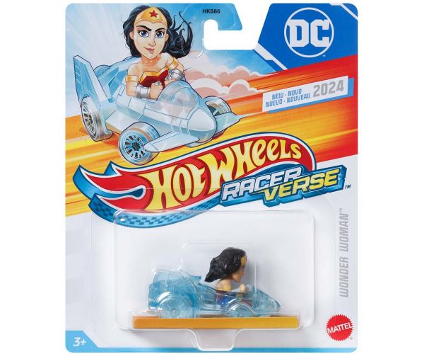 Hot Wheels: RacerVerse Wonder Woman mașinuță 1/64 – Mattel