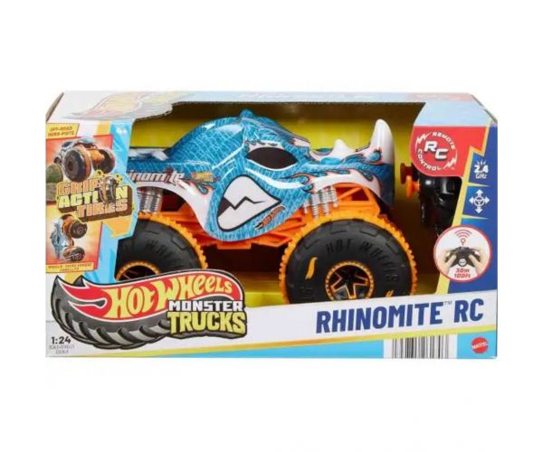 Hot Wheels: Rhinomite - mașină radiocomandată 1/24 - Mattel