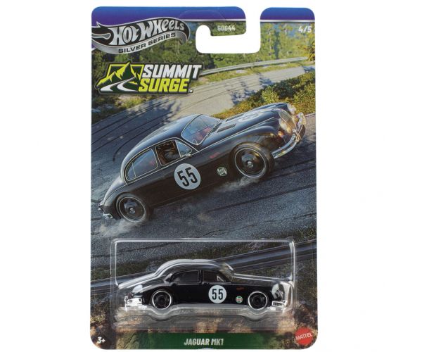 Hot Wheels Seria Silver: Jaguar MK1 mașinuță 1/64 - Mattel