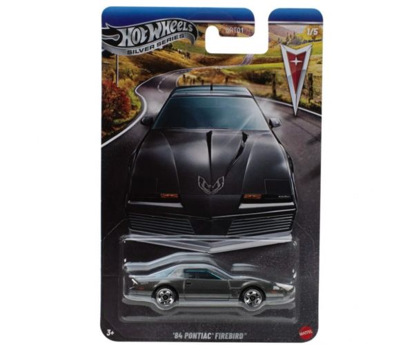 Hot Wheels Seria Silver: mașinuță ’84 Pontiac Firebird, scară 1/64