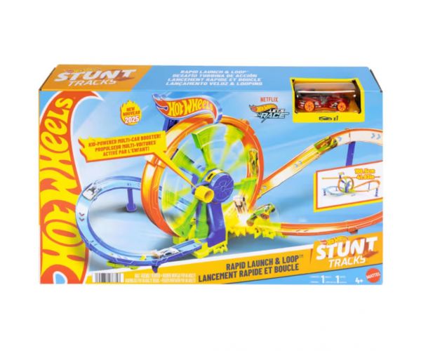 Hot Wheels: Set de pistă Turbina amețitoare - Mattel
