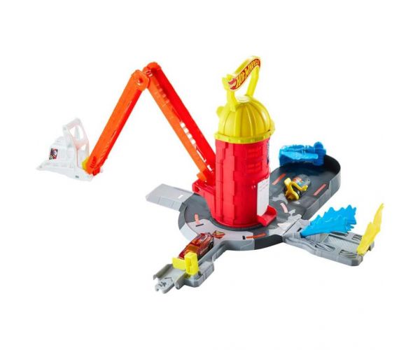Hot Wheels: Set de pistă Turnul de pompieri - Mattel