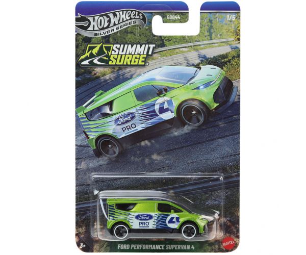 Hot Wheels Silver Series: Ford Performance Supervan 4 mașinuță verde 1/64 - Mattel