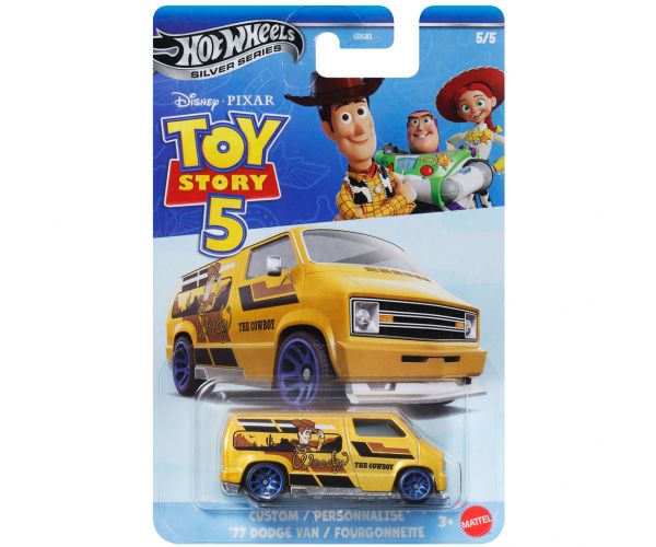 Hot Wheels Silver Series: Toy Story 77 Dodge Van mașinuță 1/64 - Mattel
