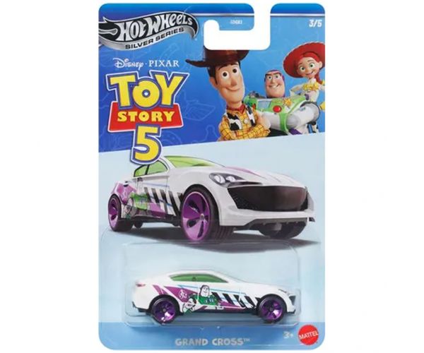 Hot Wheels Silver Series: Toy Story 5 Grand Cross mașinuță 1/64 - Mattel