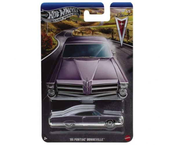Hot Wheels Silver Series: mașinuță ’65 Pontiac Bonneville, scară 1/64