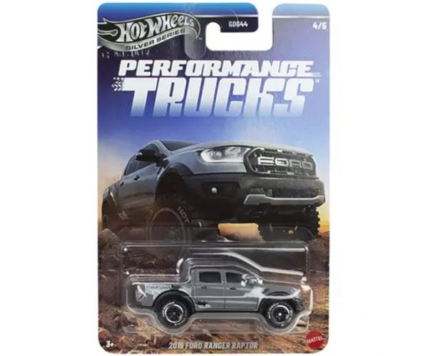 Hot Wheels Silver Series: mașinuță Ford Ranger Raptor 2019 1/64 - Mattel