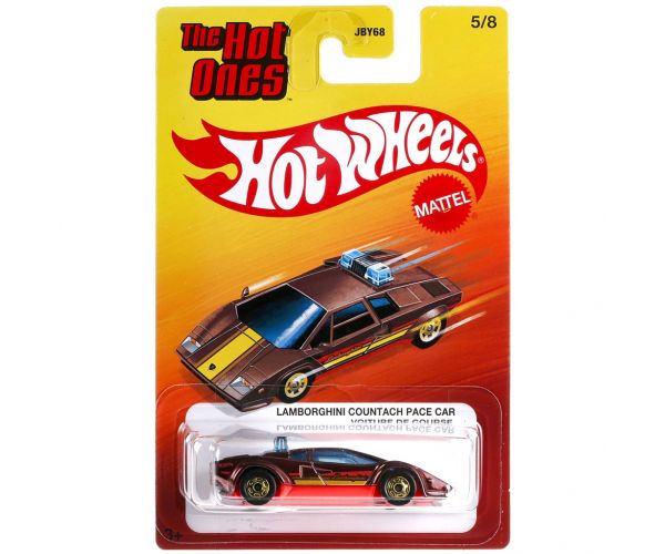 Hot Wheels: The Hot Ones Lamborghini Countach Pace Car mașinuță 1/64 - Mattel