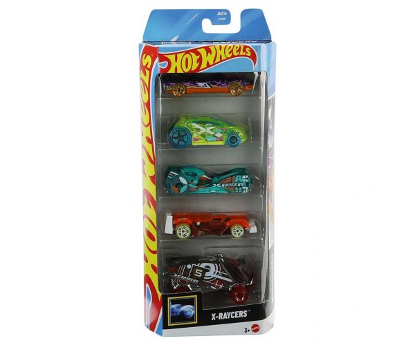 Hot Wheels X-Raycers set de 5 mașinuțe 1/64 – Mattel