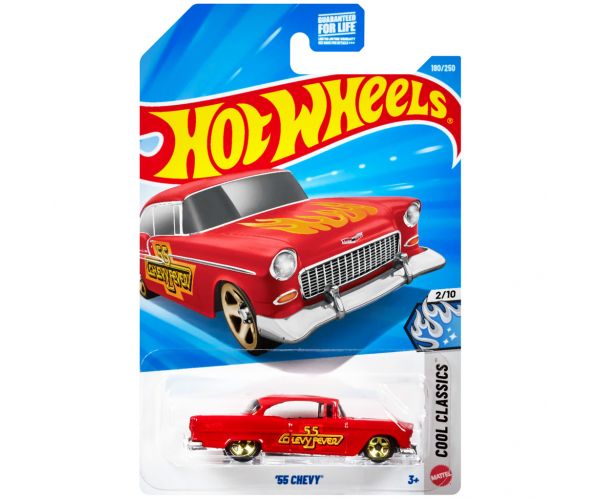 Hot Wheels: mașinuță 55 Chevy 1/64 - Mattel