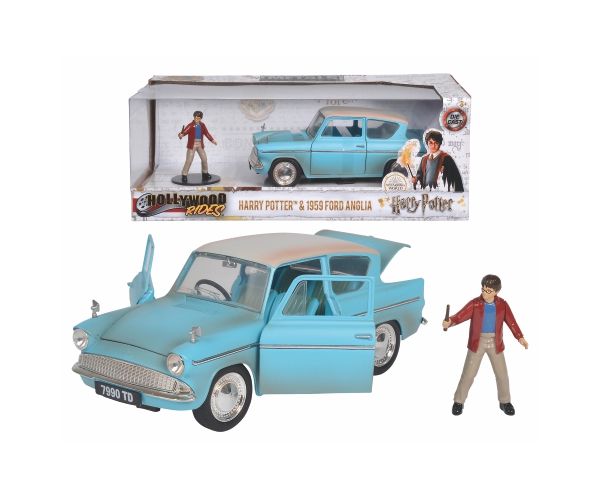 Hollywood Rides - Harry Potter: 1959 Ford Anglia fém autómodell 1/24 - Simba Toys