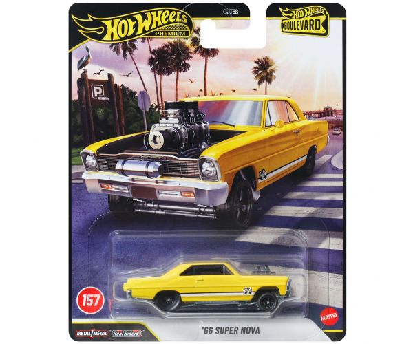 Hot Wheels Boulevard: mașinuță '66 Super Nova 1/64 - Mattel