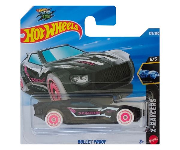 Hot Wheels: Bullet Proof mașinuță neagră 1/64 - Mattel