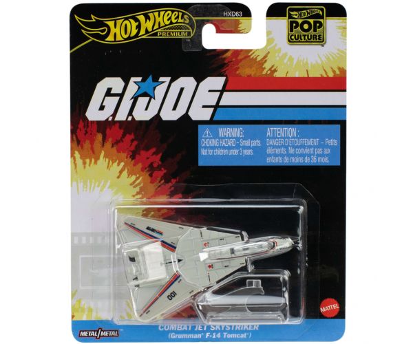 Hot Wheels: Cultură Pop G.I. Joe Combat Jet Skystriker avion 1/64 - Mattel