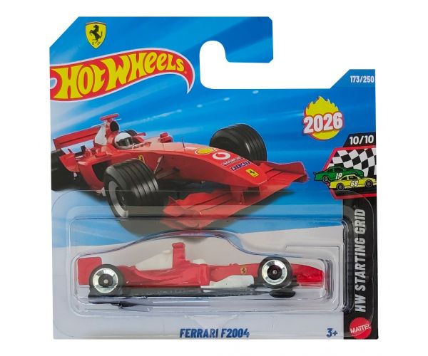Hot Wheels: Ferrari F2004 mașinuță 1/64 - Mattel