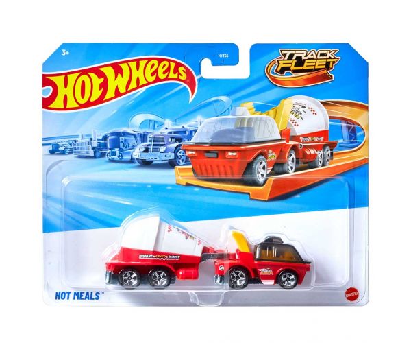 Hot Wheels: Hot Meals camion de livrare 1/64 – Mattel