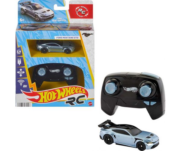Hot Wheels: Mașinuță Ford Mustang GTD cu telecomandă - Mattel