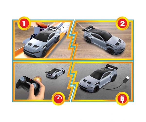 Hot Wheels: Mașinuță Ford Mustang GTD cu telecomandă - Mattel