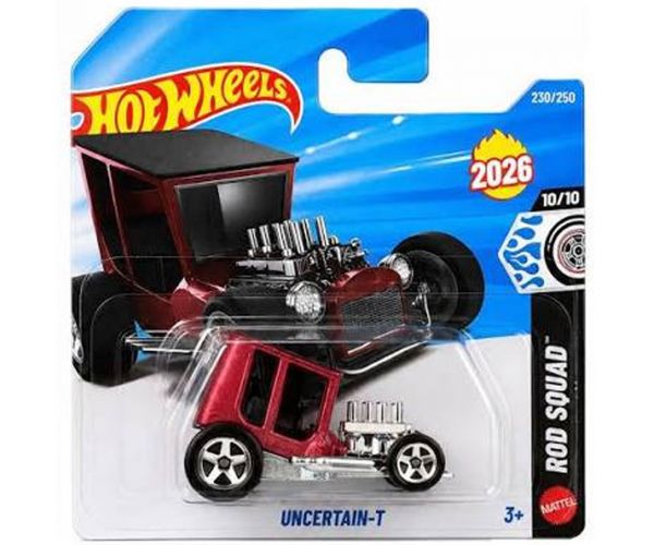 Hot Wheels: mașinuță Uncertain-T 1/64 - Mattel
