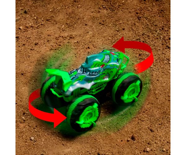 Hot Wheels Monster Trucks Amfibiu cu telecomandă Great Bite 1/15 - Mattel