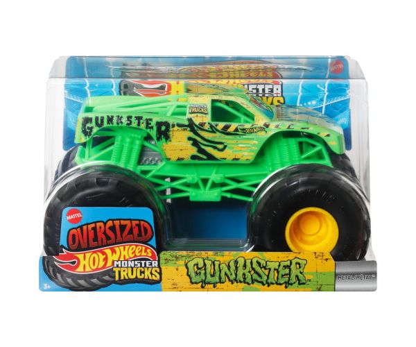 Hot Wheels Monster Trucks: Gunkster mașină monstru 1/24 – Mattel