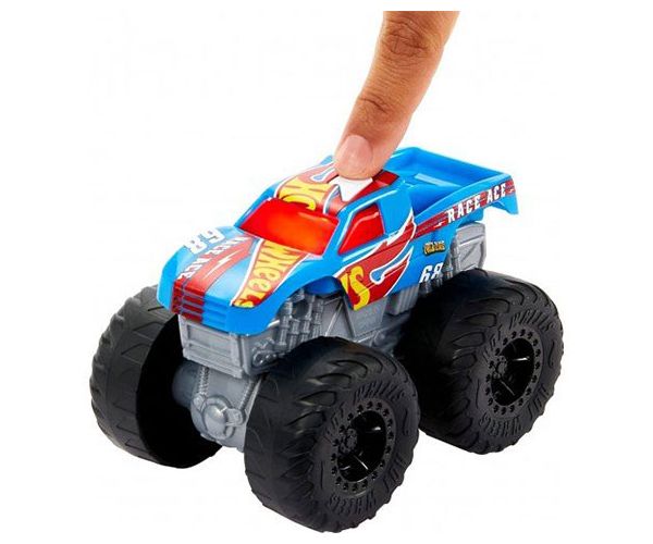 Hot Wheels Monster Trucks Race Ace járgány fényekkel és hangokkal 1/43 - Mattel