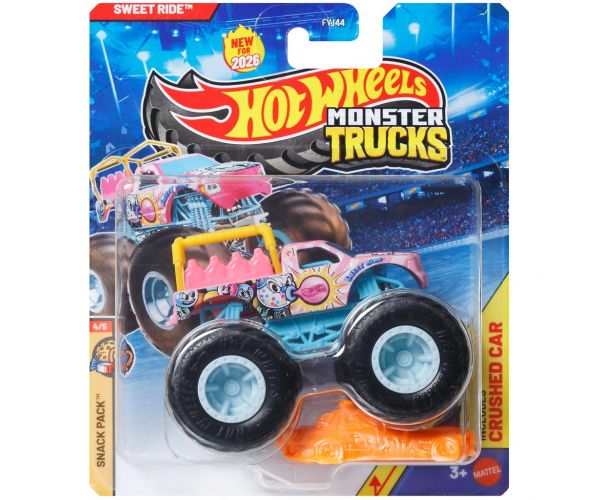 Hot Wheels Monster Trucks: Sweet Ride mașinuță 1/64 – Mattel